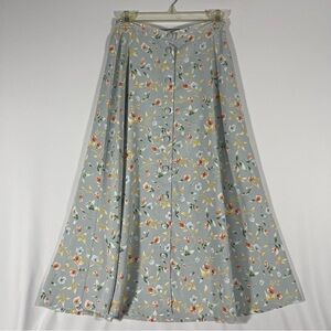 Floral Blue Skirt